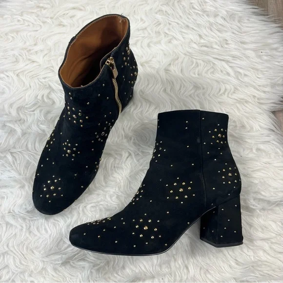 & Other Stories Dome studded suede ankle boots - Picture 2 of 9